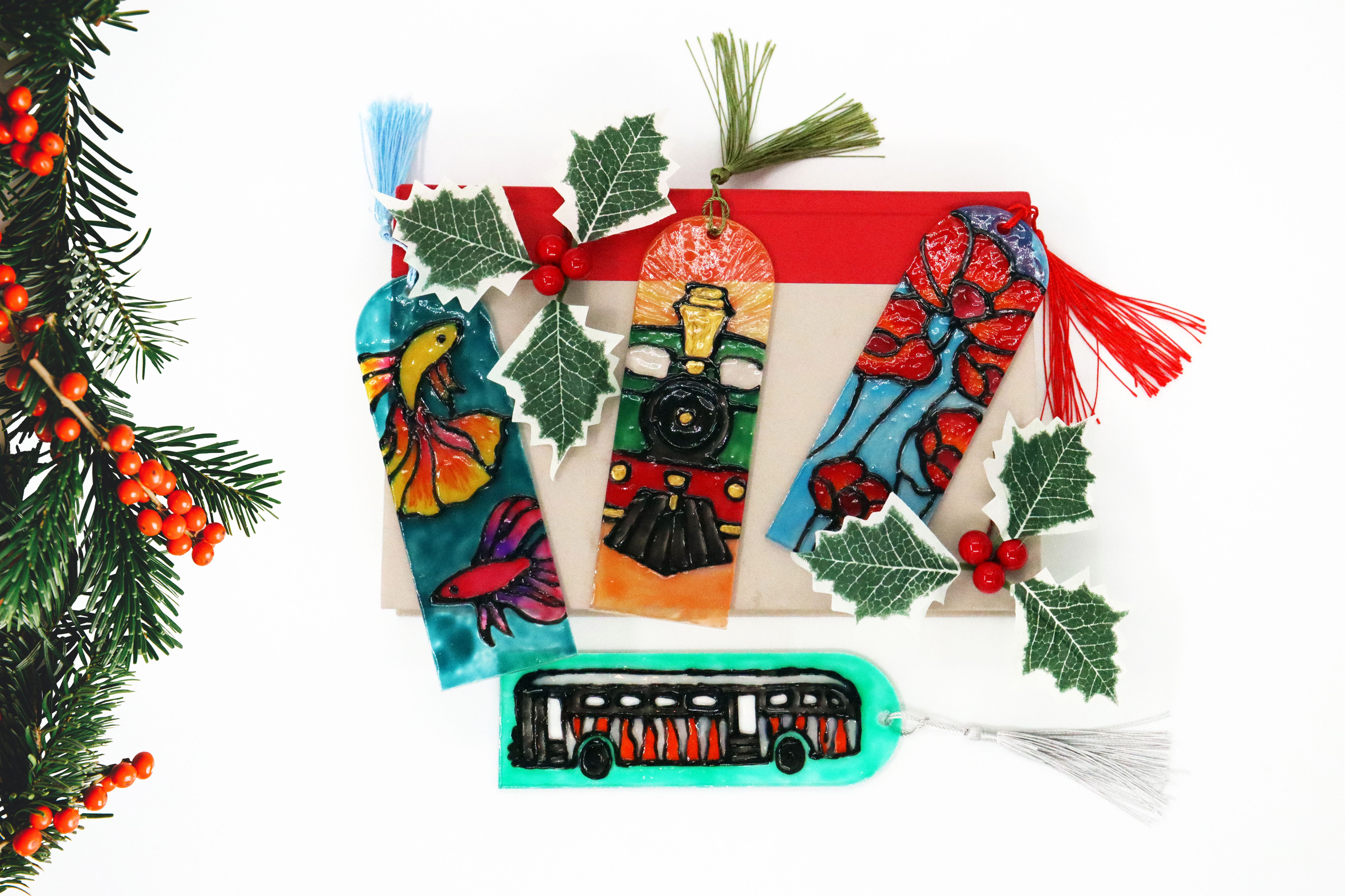  Faux Stained Glass Bookmark Workshop