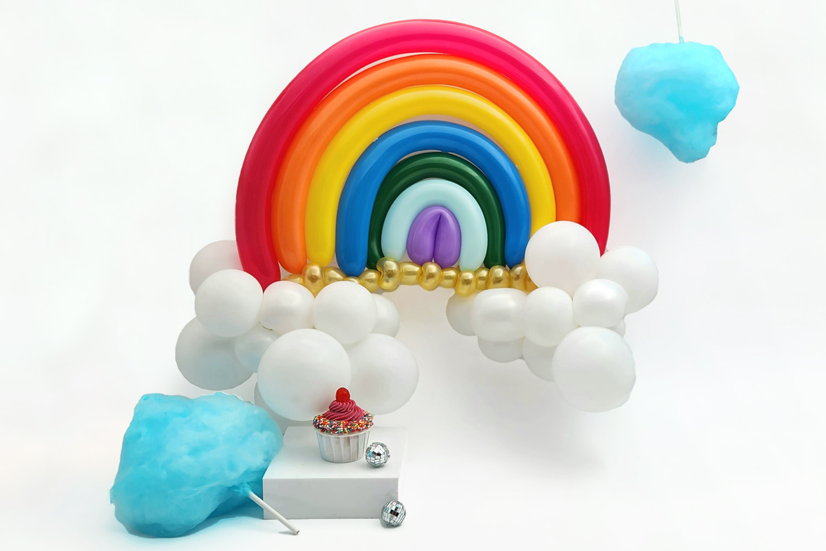 Balloon Rainbow and Cupcake Decorating Workshop